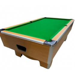 British Pool 7ft Coin and Marble Snooker Board Complete Accessories